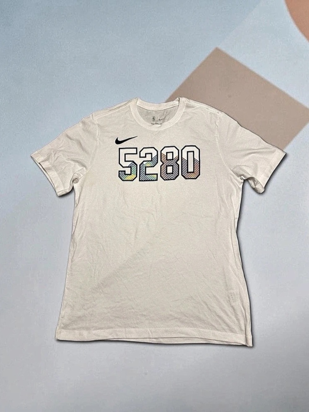 Nike Denver Nuggets 2024/25 City Edition Essential Logo T-Shirt White